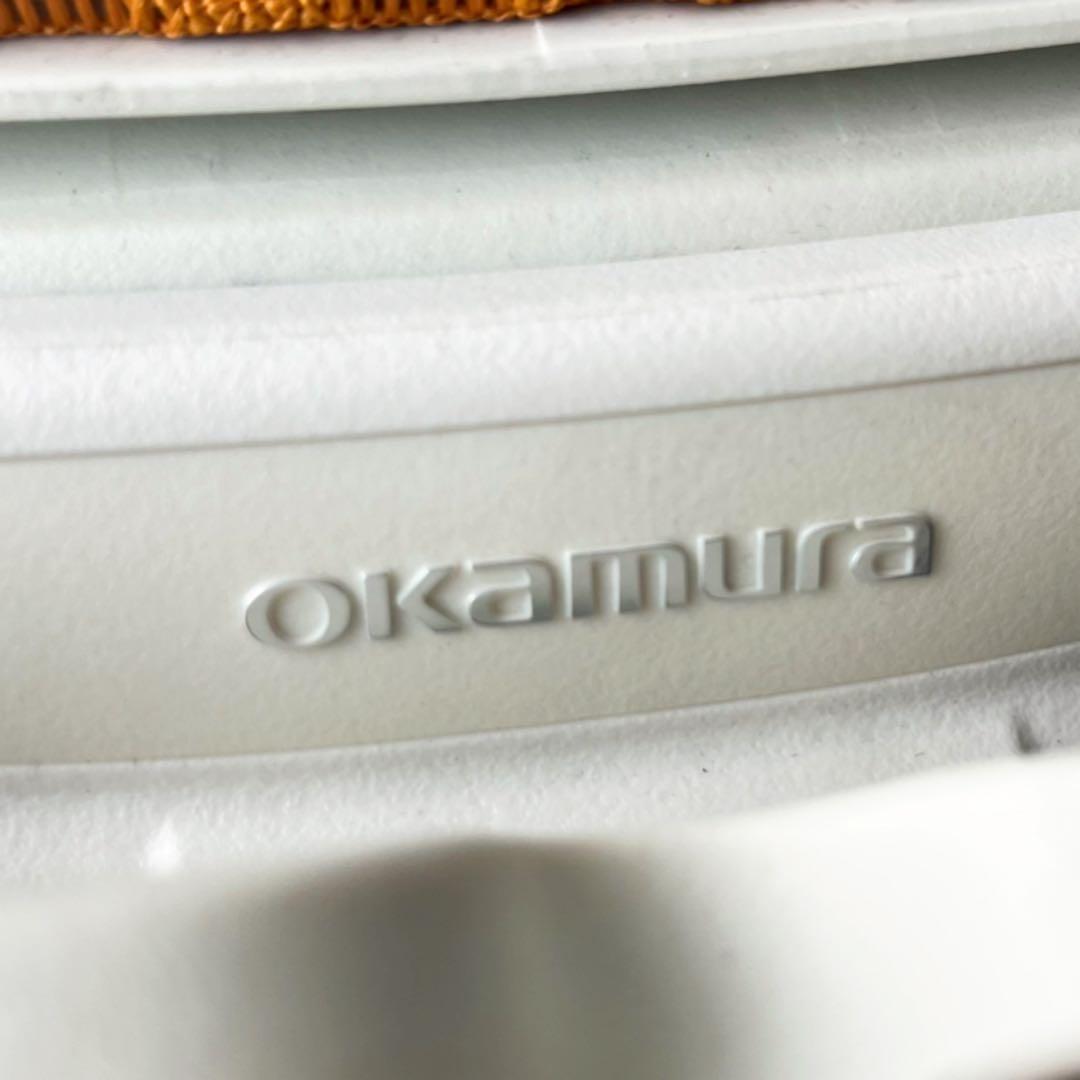 取付無料！オカムラ シルフィー オレンジメッシュ 可動肘掛付きハイチェア✨