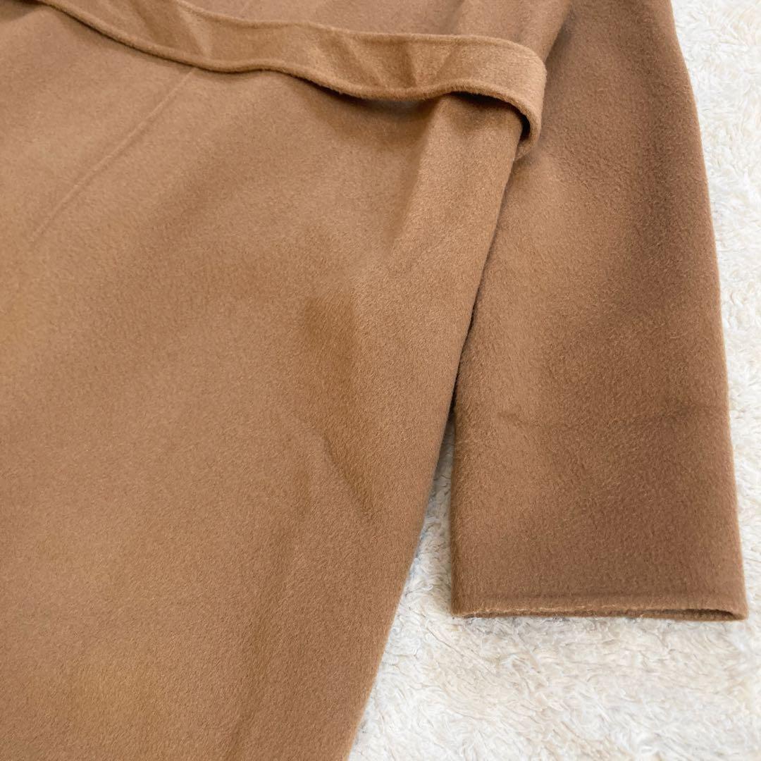 極美品・近年モデル✨Theory　ダブルフェイスロングコート　カシミヤ混