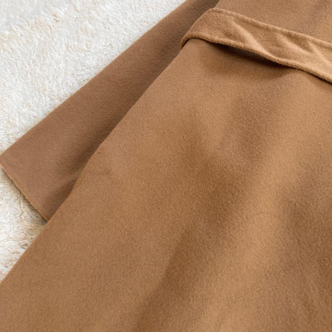 極美品・近年モデル✨Theory　ダブルフェイスロングコート　カシミヤ混