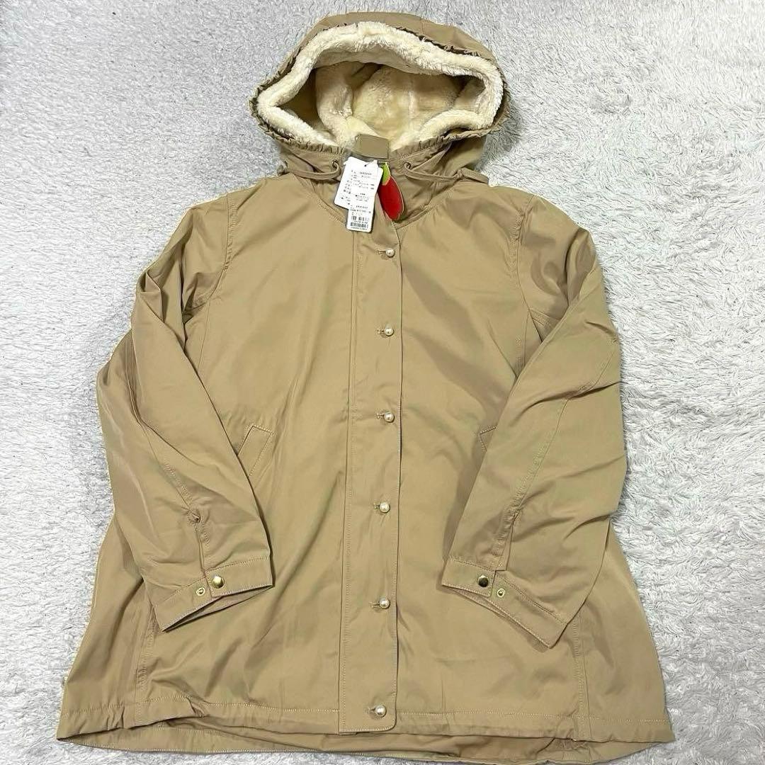 新品 フランシュリッペ ブルゾン モッズコート ライナー付き 3L ファー