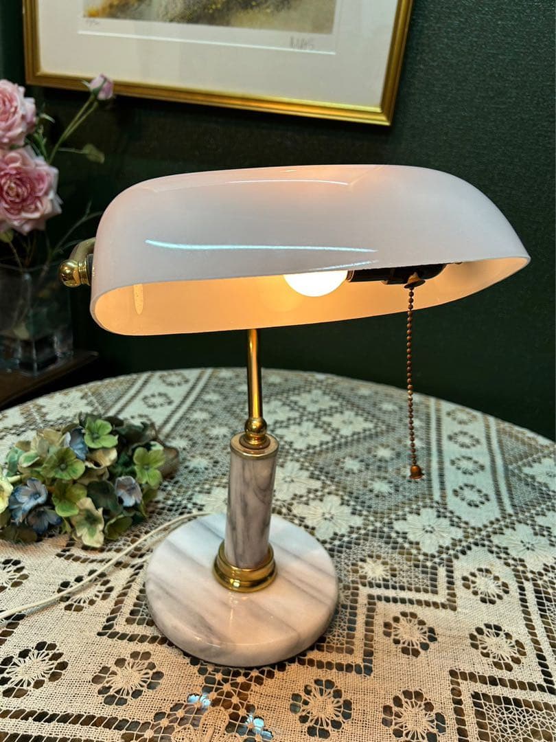 むすび＊大理石 フロアスタンド 卓上スタンドライト インテリア アンティー