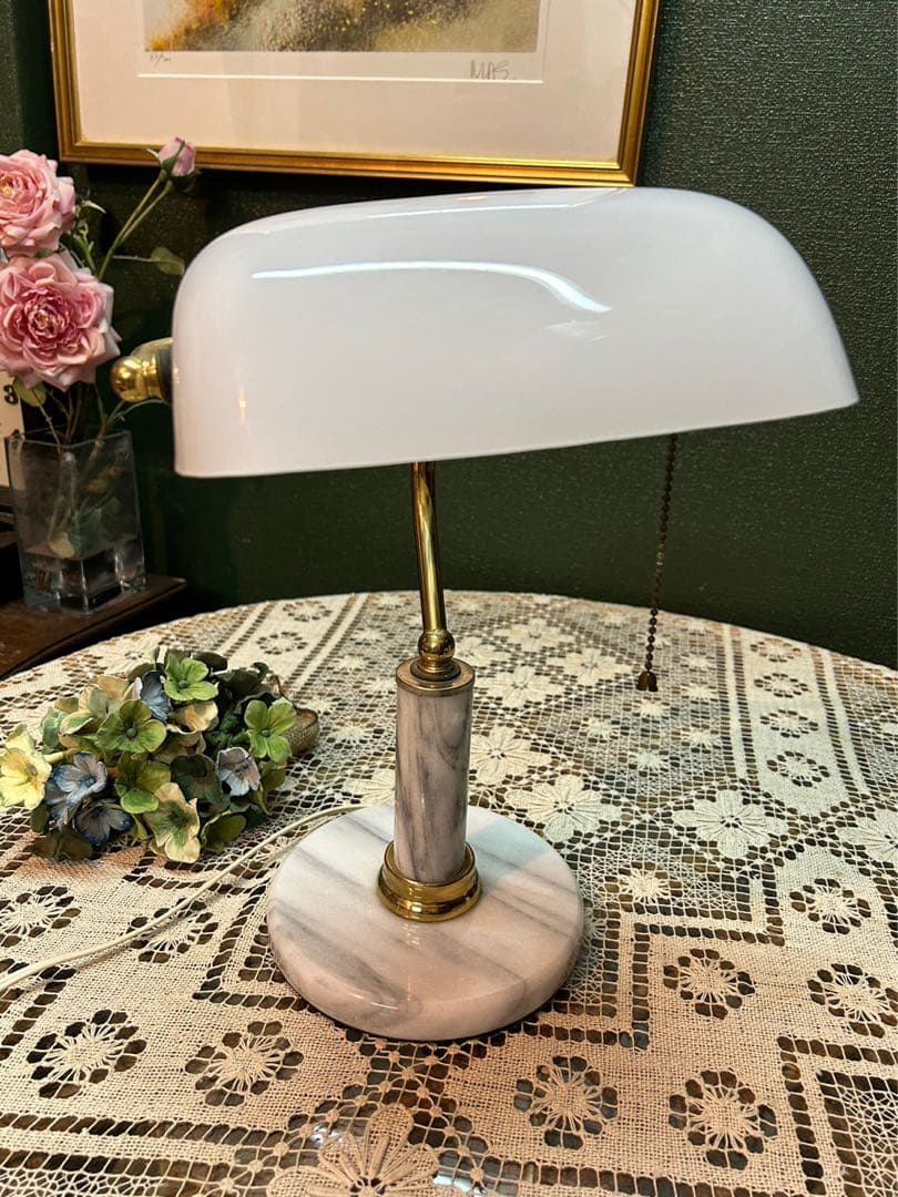 むすび＊大理石 フロアスタンド 卓上スタンドライト インテリア アンティー