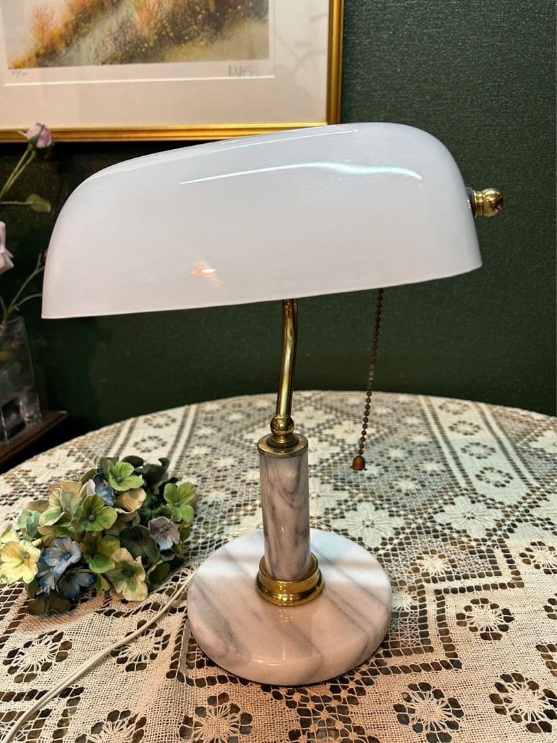 むすび＊大理石 フロアスタンド 卓上スタンドライト インテリア アンティー