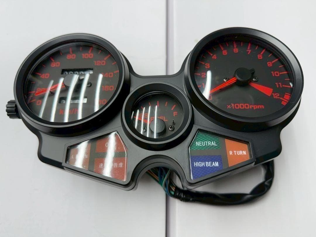 CBX400F メーター リプロ　赤/２型　 当時仕様CBX550F　1型