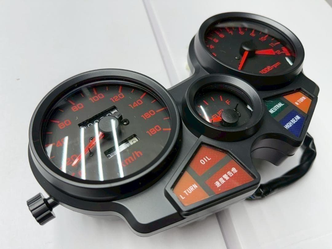 CBX400F メーター リプロ　赤/２型　 当時仕様CBX550F　1型