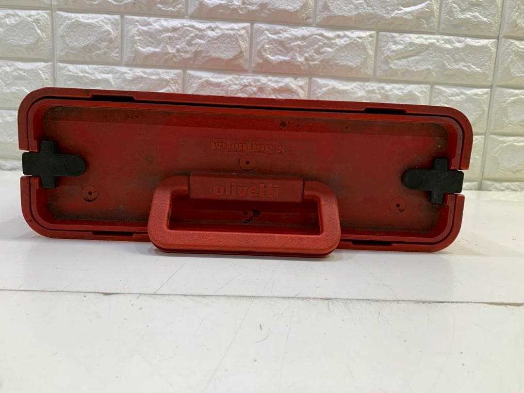 272Z 限定品ビンテージ Olivetti Valentine 赤いバケツ