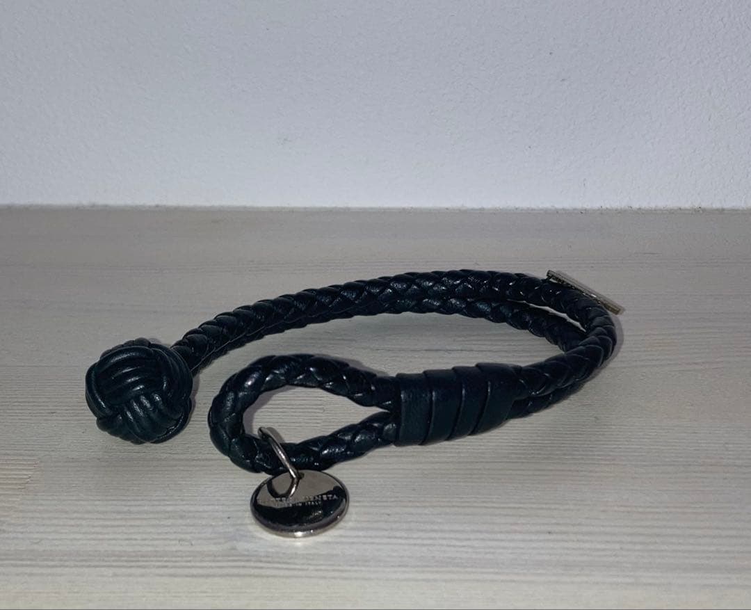 BOTTEGA VENETA アクセサリーブレスレットイントレチャートブラック