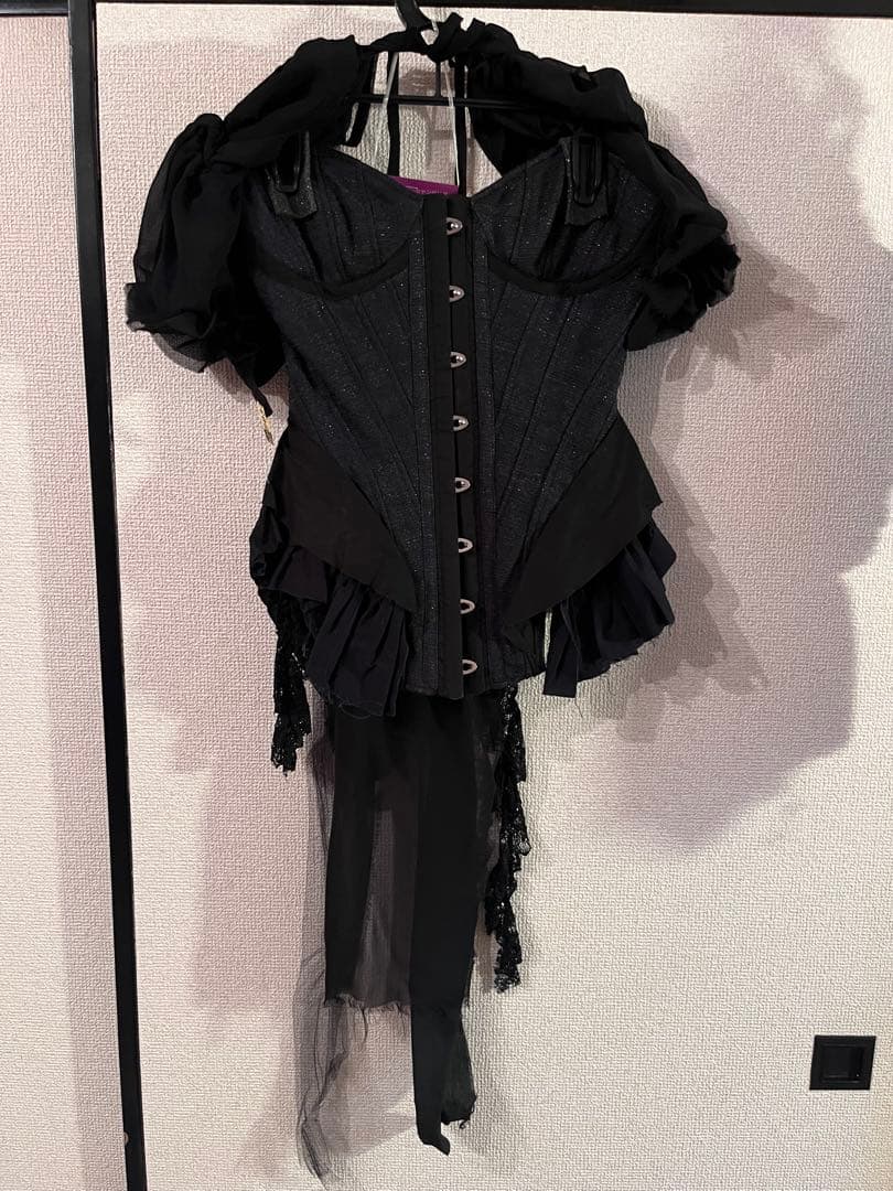 alice auaa Sleeps in waterコルセットとスカートセット黒