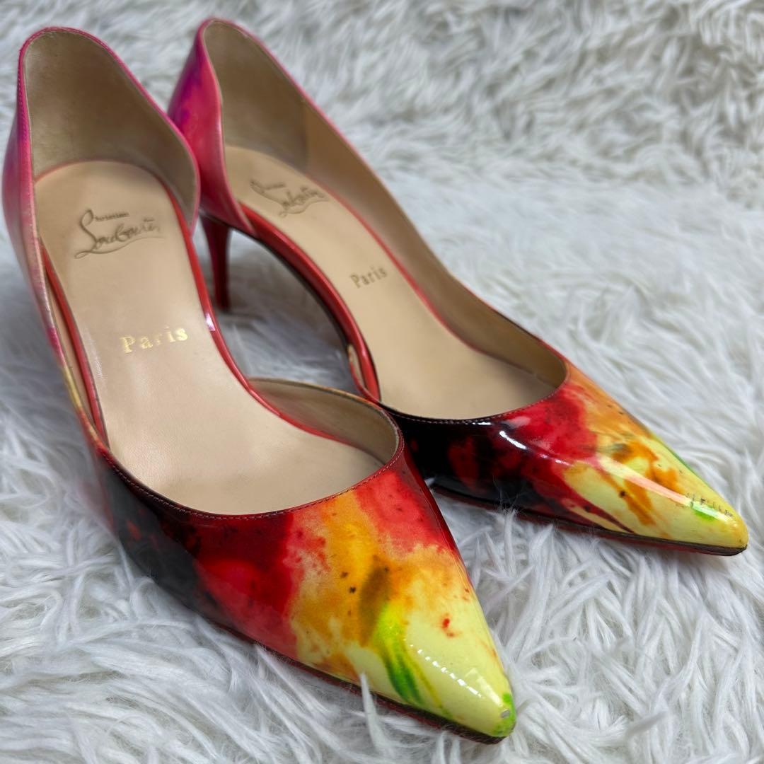 Christian Louboutin ハイヒール マルチカラー 伊製 24.5