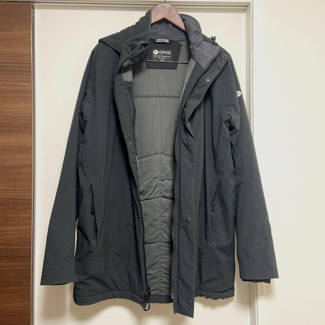 やま OROS オリオンパーカー コート ブラック