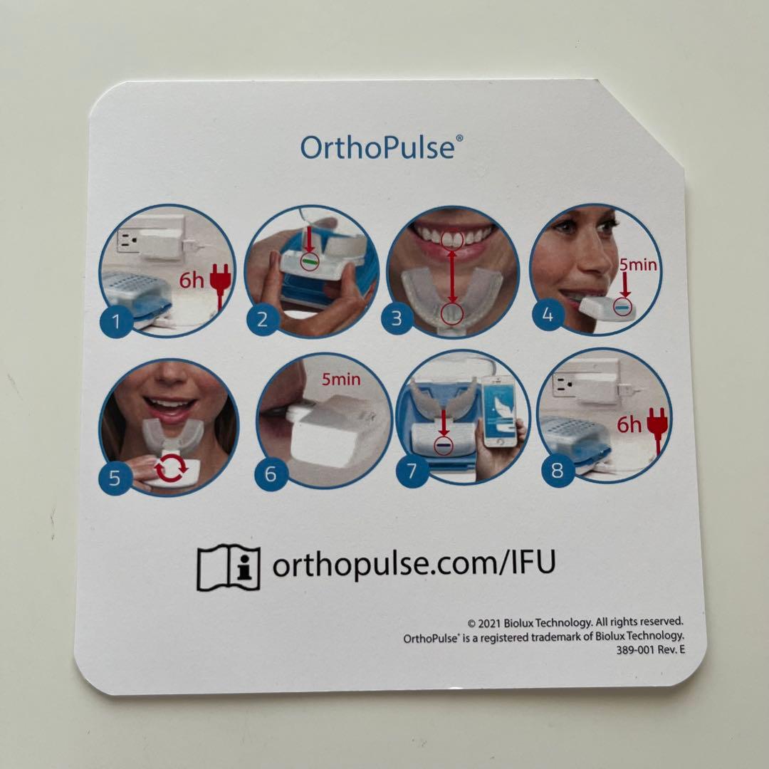 値下げ可❣️動作確認済◎ オルソパルス オーソパルス インビザライン 加速矯正装置