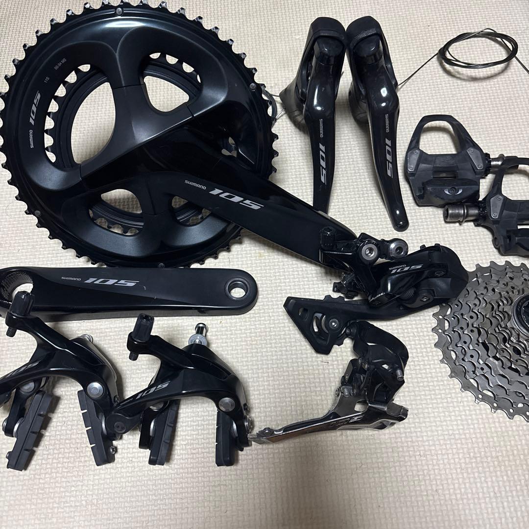 Shimano 105 R7000 グループセット ブラック