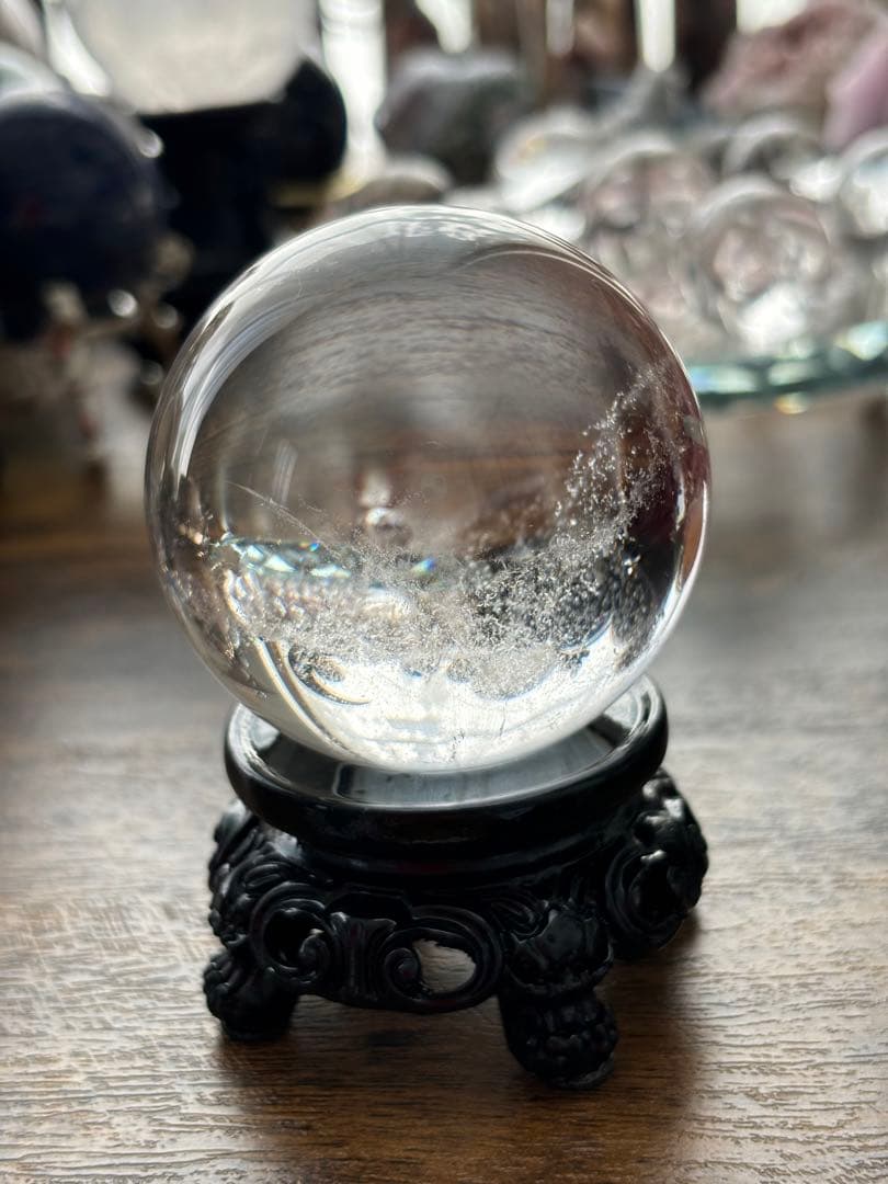 水晶＊クリアクリスタル＊5.9cmスフィア＊パワーストーン天然石