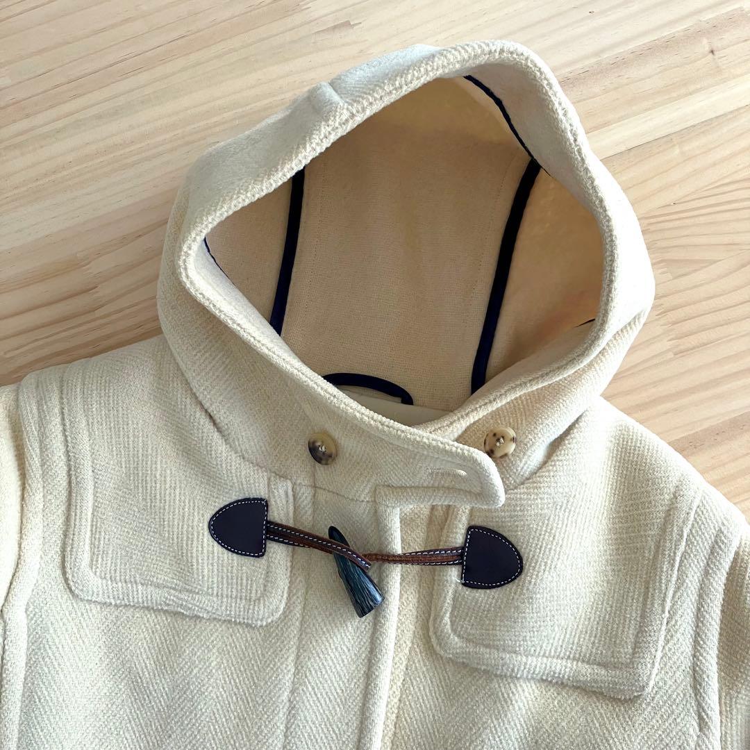 美品 オールドイングランド ウール100 ダッフルコート M ベージュ ショート
