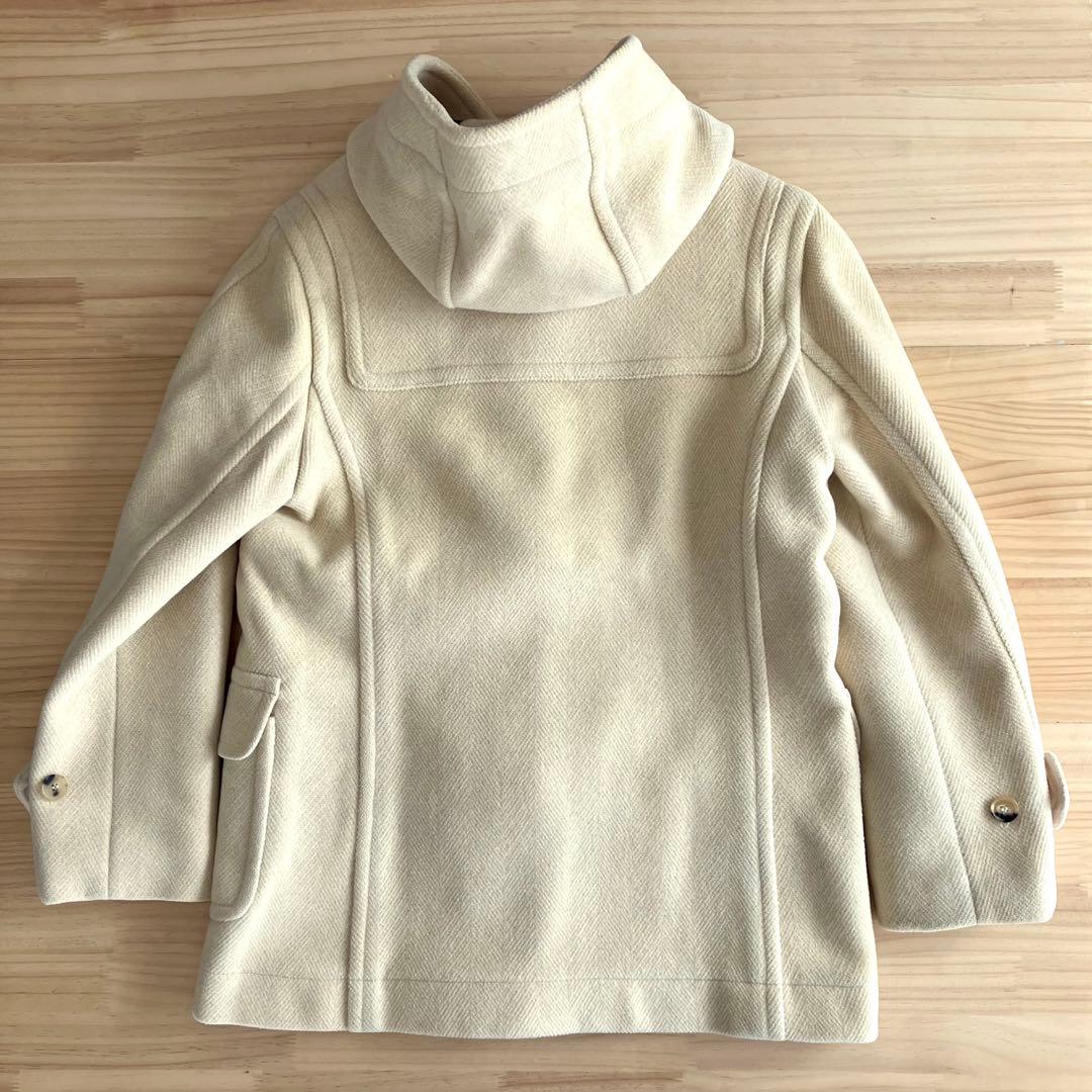 美品 オールドイングランド ウール100 ダッフルコート M ベージュ ショート
