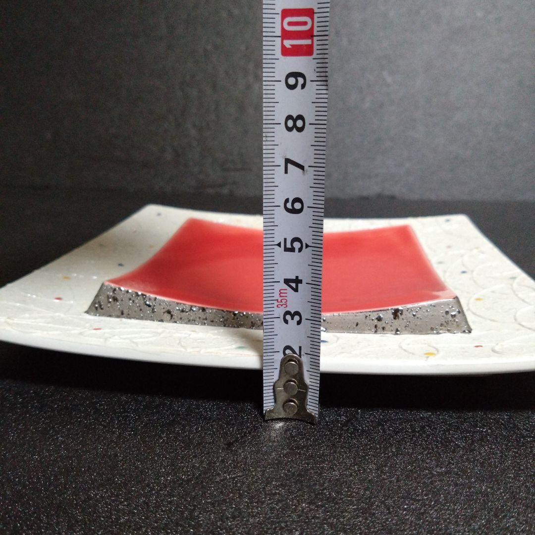 新品 有田焼 古千窯 スクエアプレート2枚　希少品 デッドストック　お祝い