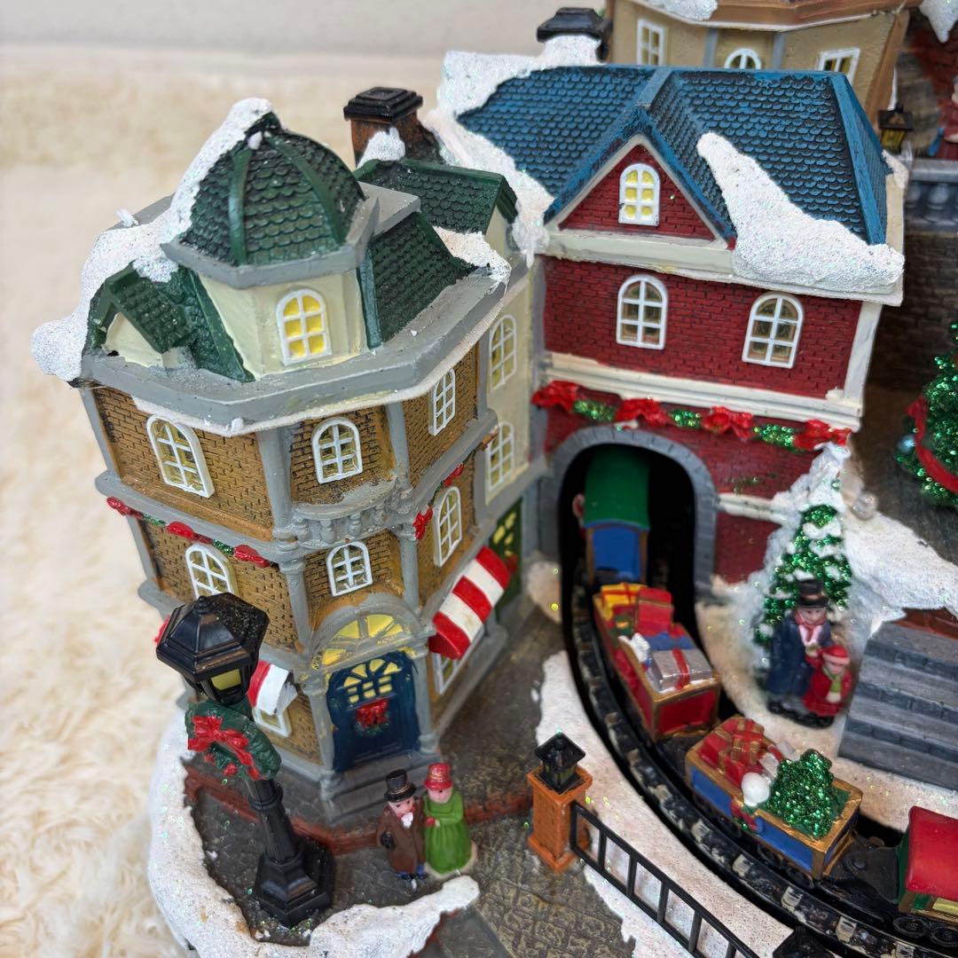 極美品 希少 コストコ クリスマス ビレッジ Animated Village