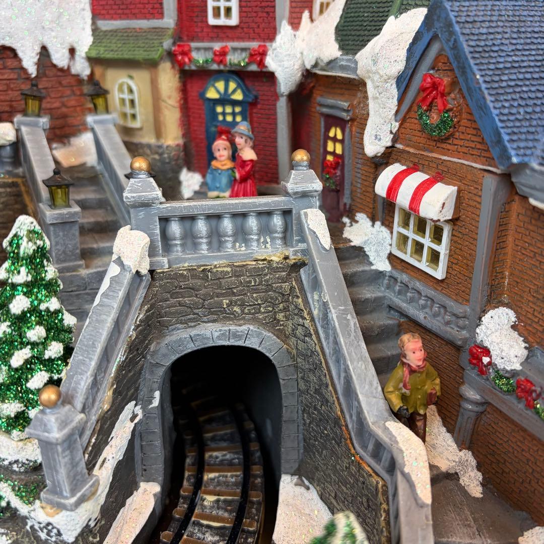 極美品 希少 コストコ クリスマス ビレッジ Animated Village