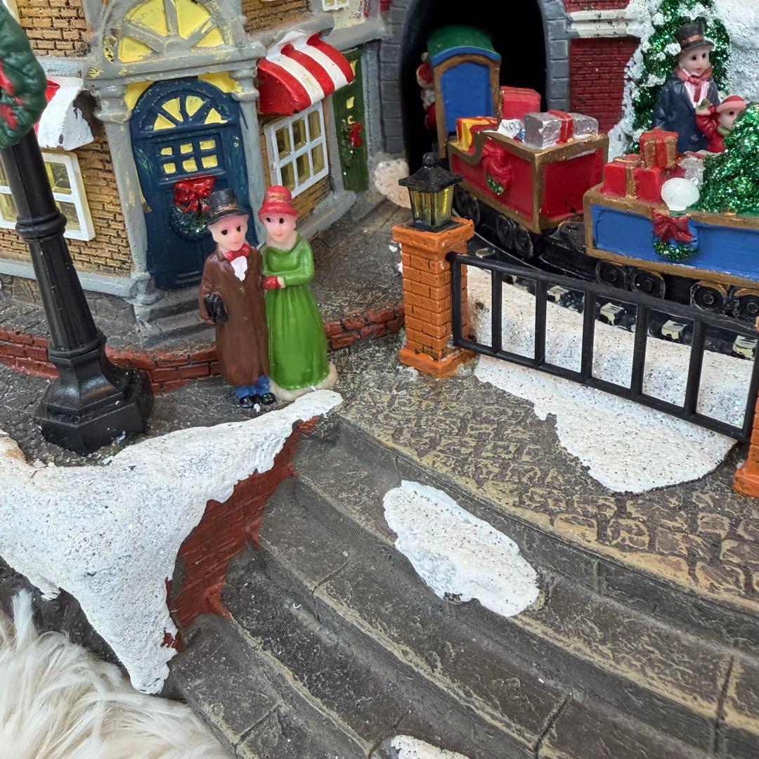 極美品 希少 コストコ クリスマス ビレッジ Animated Village