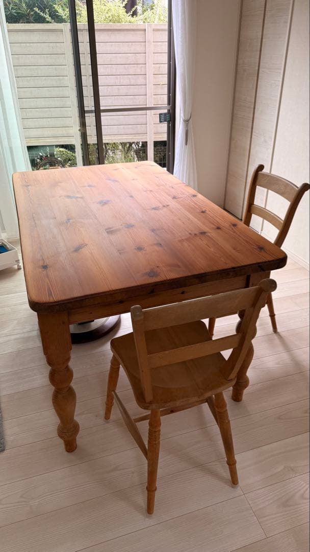 引取限定 ペニーワイズ ナチュラルウッド ダイニングテーブル