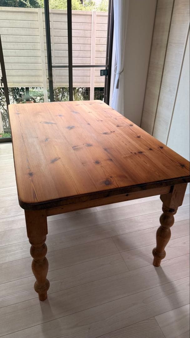 引取限定 ペニーワイズ ナチュラルウッド ダイニングテーブル