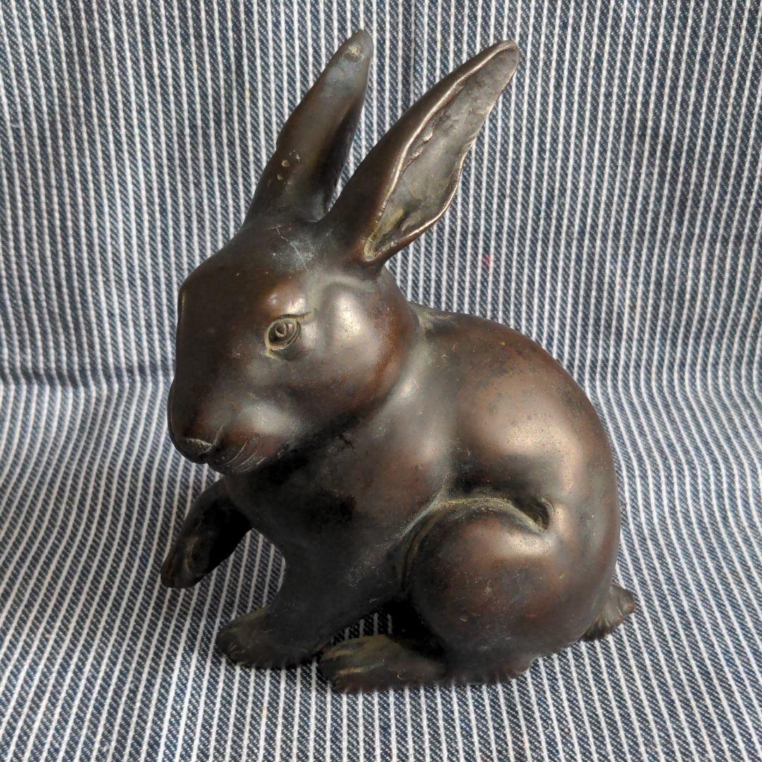 うさぎ 置物 レトロ