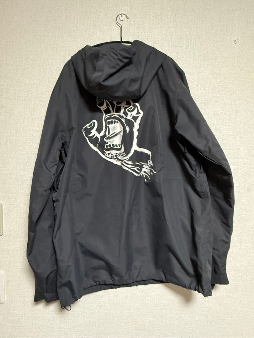 サンタクルーズ　スノボウェアセットアップXL ブラック