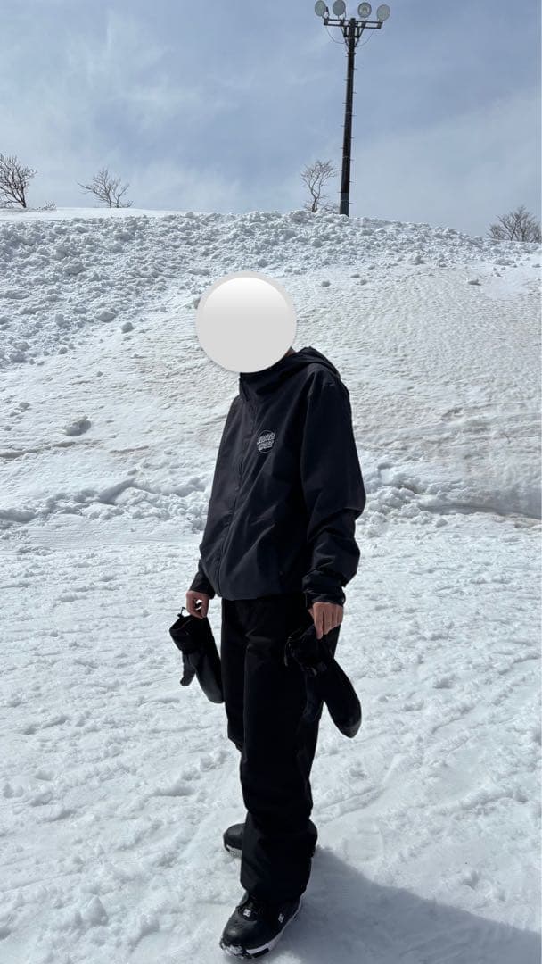 サンタクルーズ　スノボウェアセットアップXL ブラック