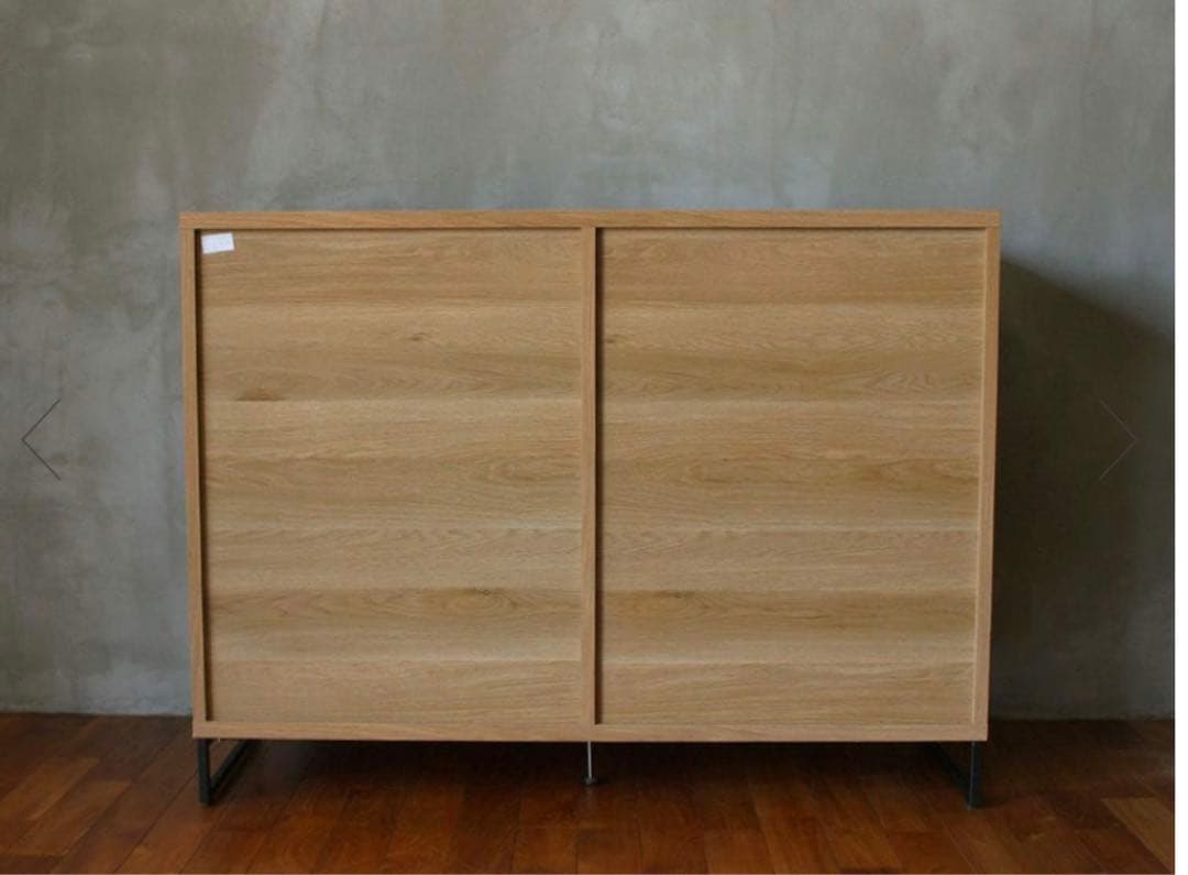 レア品★splem slide glass lowboard 1200