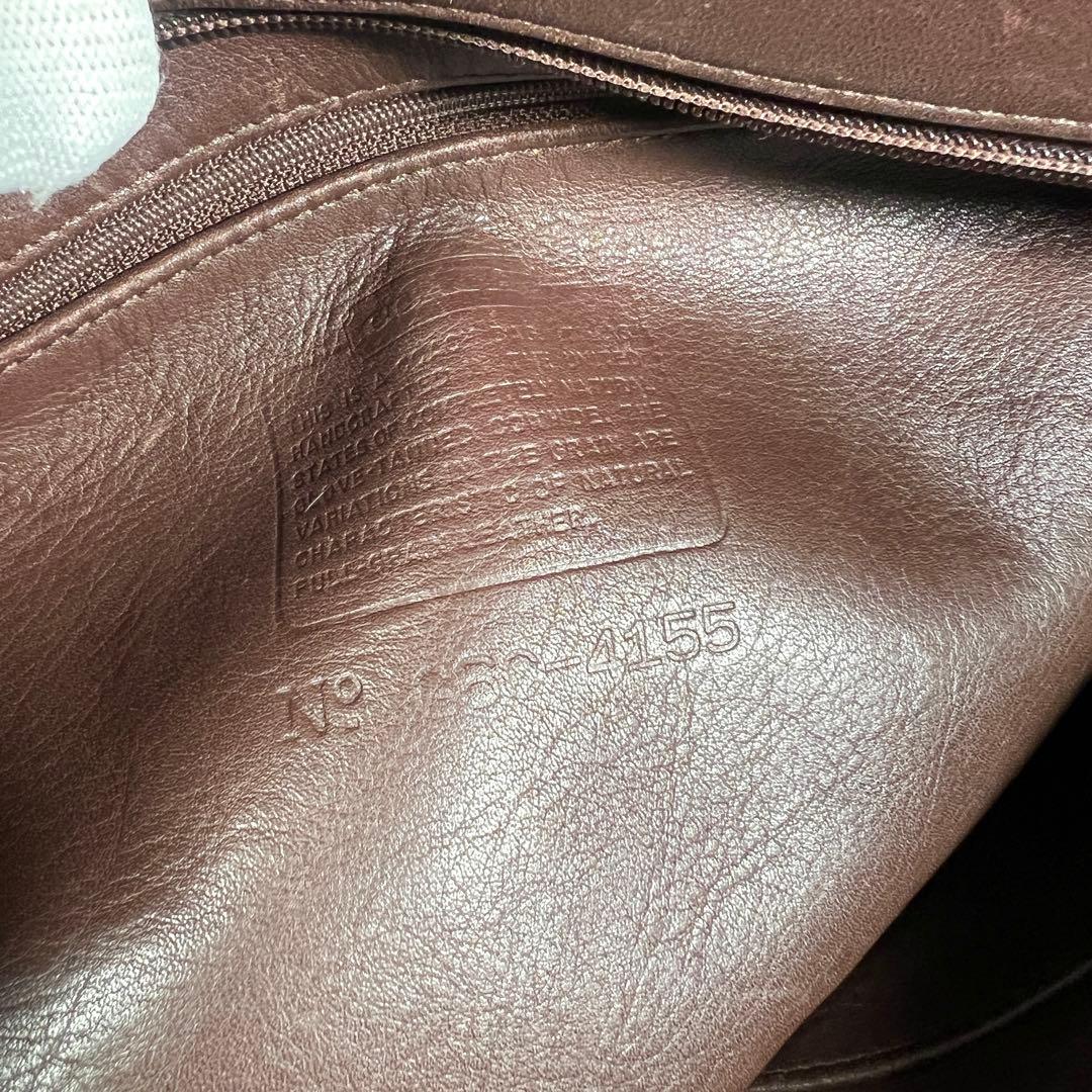大容量　オールド コーチ グラブタン レザー 4155 トートバッグ ブラウン
