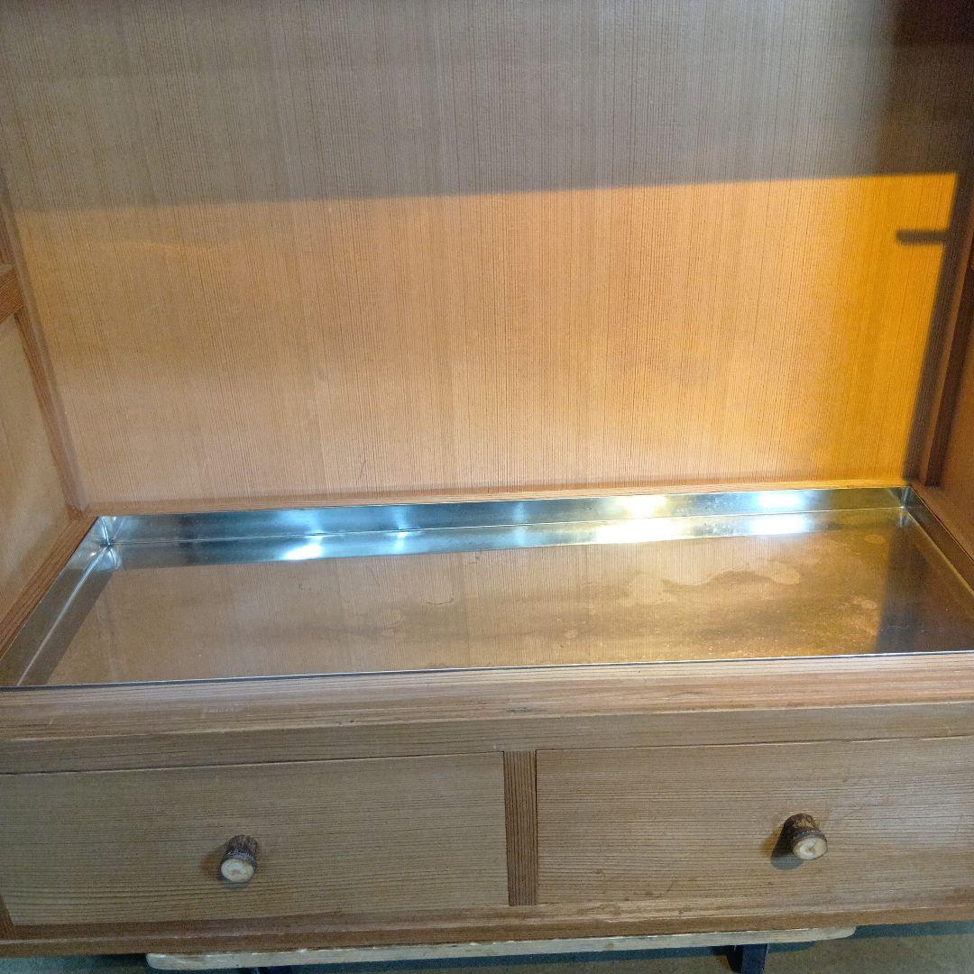 値下げ茶道具　水屋棚　置水屋　網代