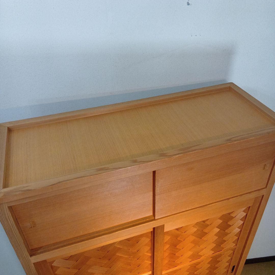 値下げ茶道具　水屋棚　置水屋　網代