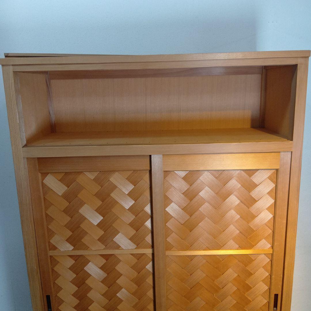 値下げ茶道具　水屋棚　置水屋　網代