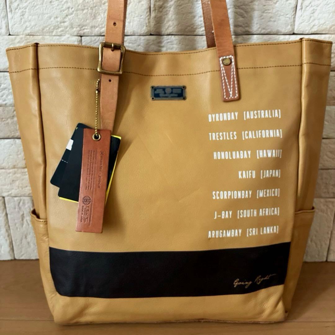 master-piece [MSPC] マスターピース 本革製トートバッグ