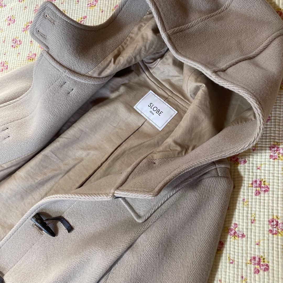 スローブイエナ ダッフルコート 38 ベージュ系 厚手 暖かい DMW