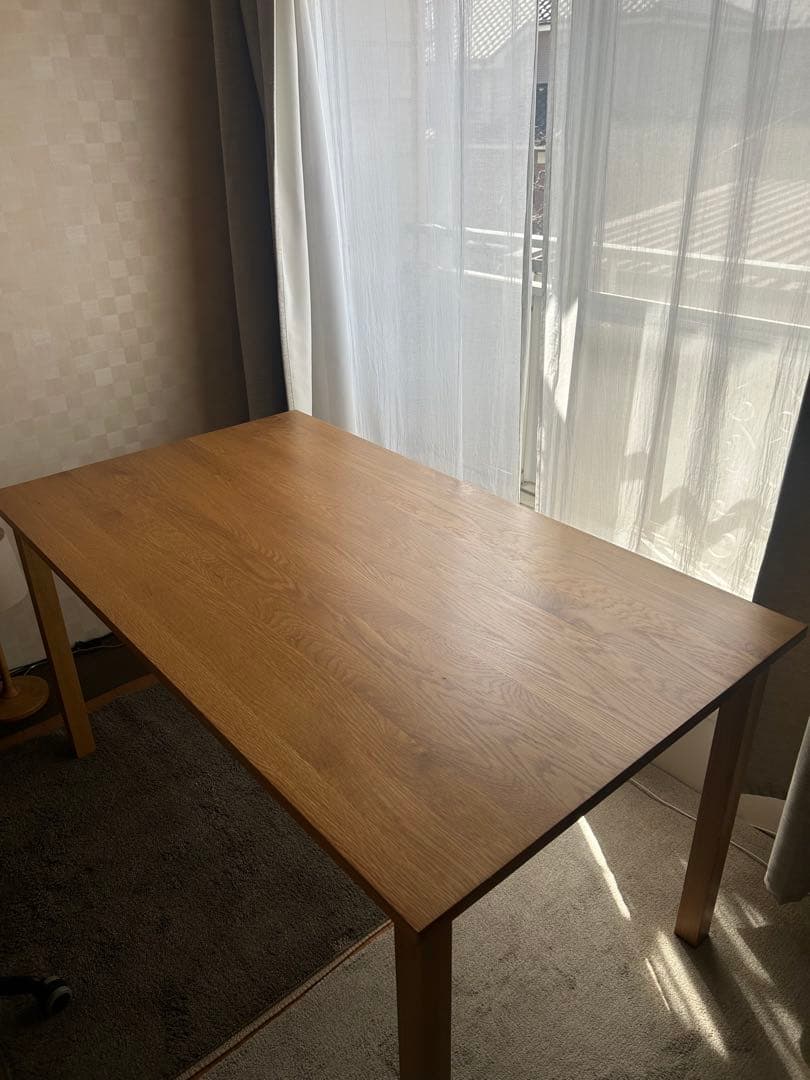無印良品　オーク材ダイニングテーブル