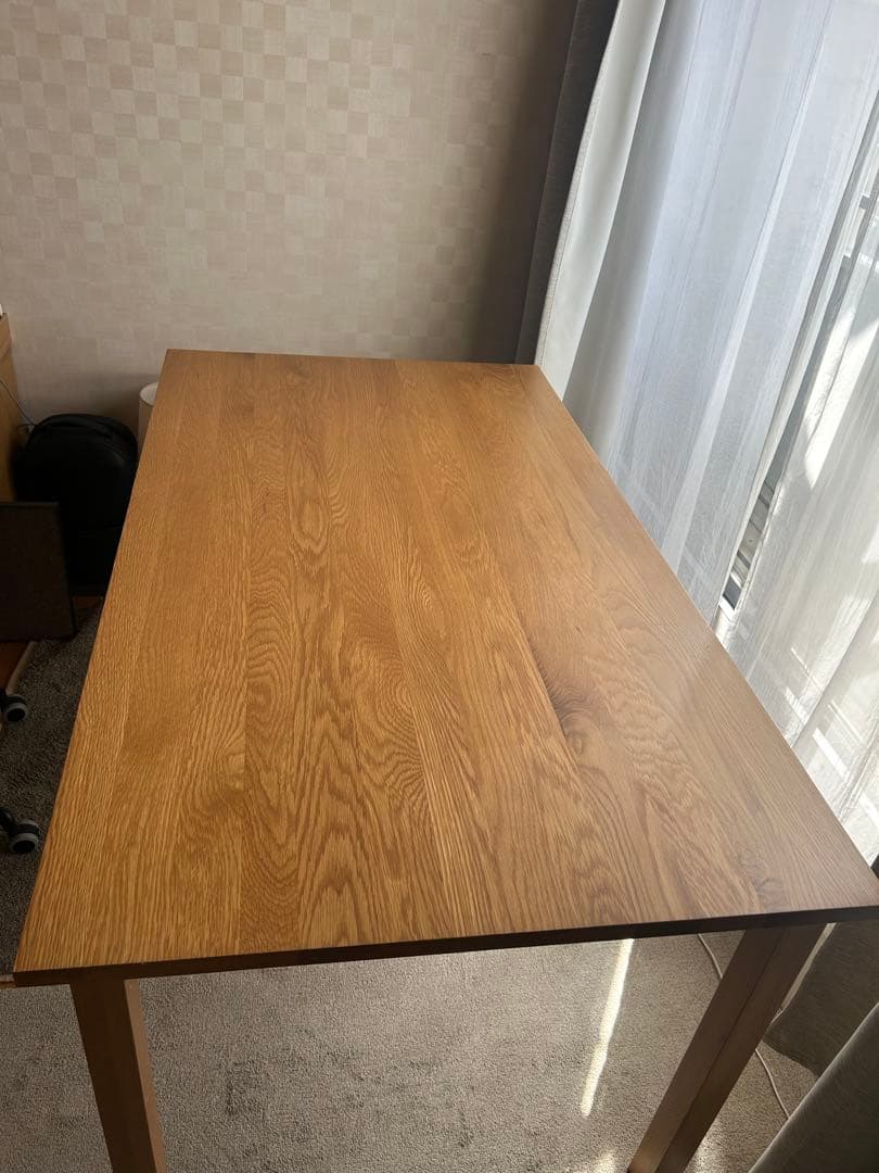 無印良品　オーク材ダイニングテーブル