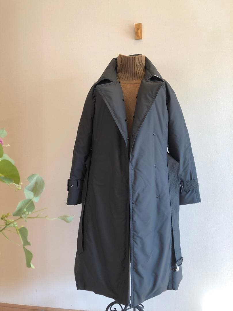 ダーマコレクション フォックスファー ダウンロングコート2way S〜M