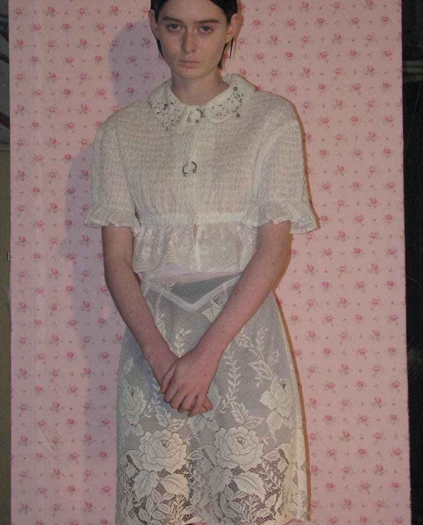 トップス emary / Piercing flaccid blouse