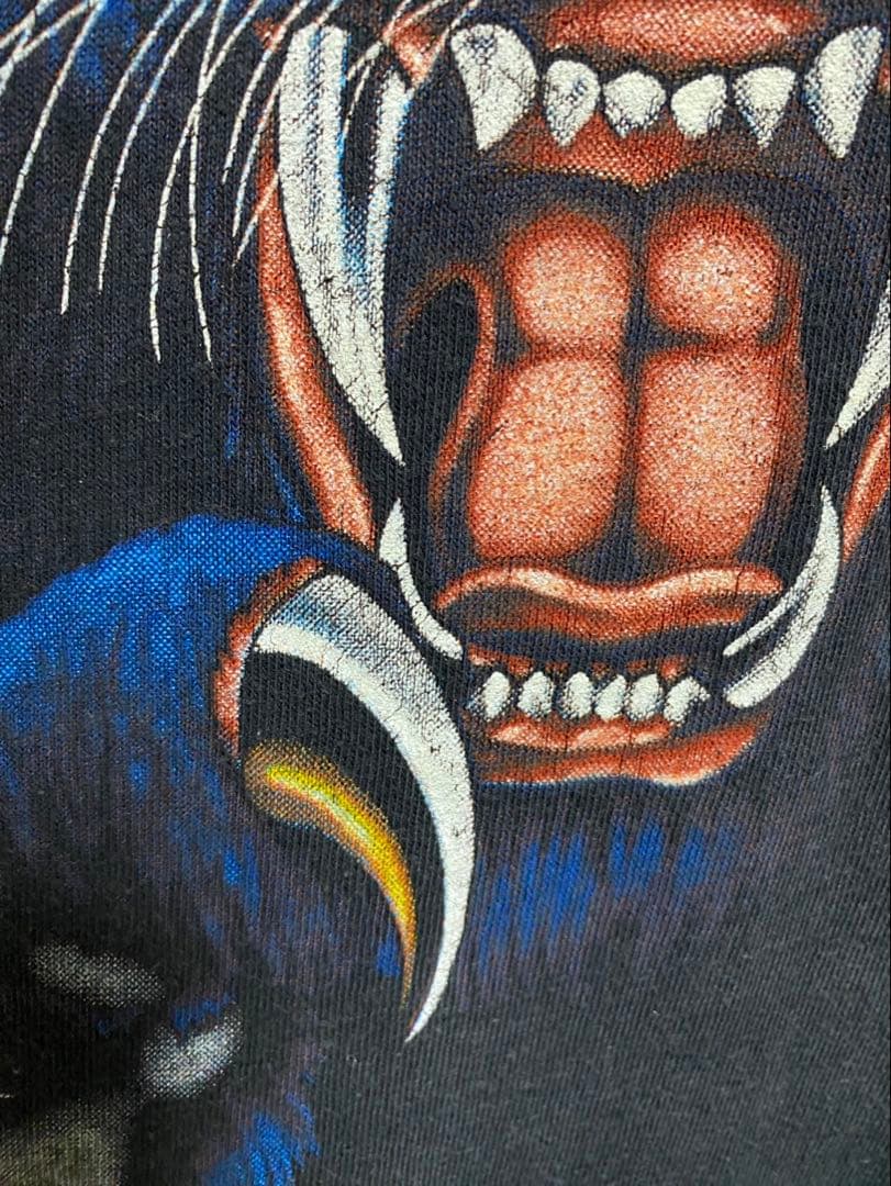 a*認様 【希少】90sアメリカンサンダー ヴィンテージTシャツ ブラックパンサ