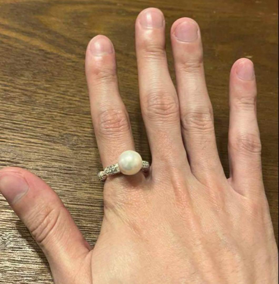 BTS テテ　AMBUSH PEARL RING EARRING CRYSTAL