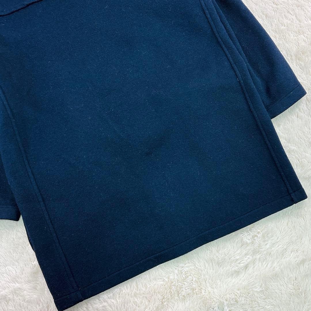 アクアスキュータム　ロンドン　チェック　イギリス製　ダッフルコート　Lサイズ