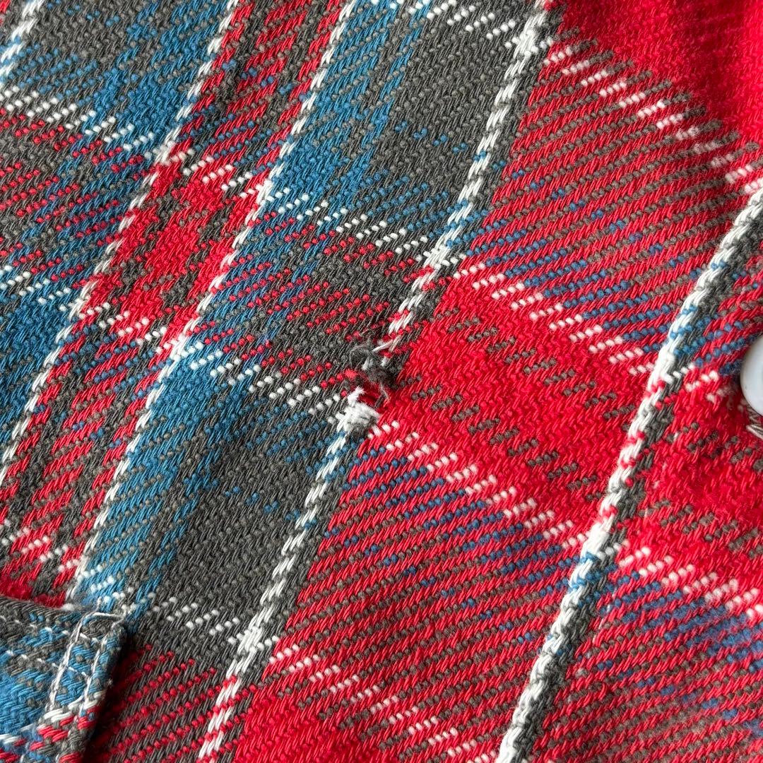 【好配色!!】70s BIG MAC ヴィンテージ ヘビーネルシャツ M 古着