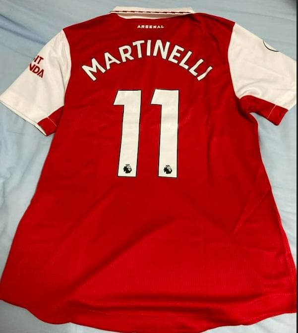 アーセナル　マルティネッリ　オーセンティック ホーム（M）2022-23