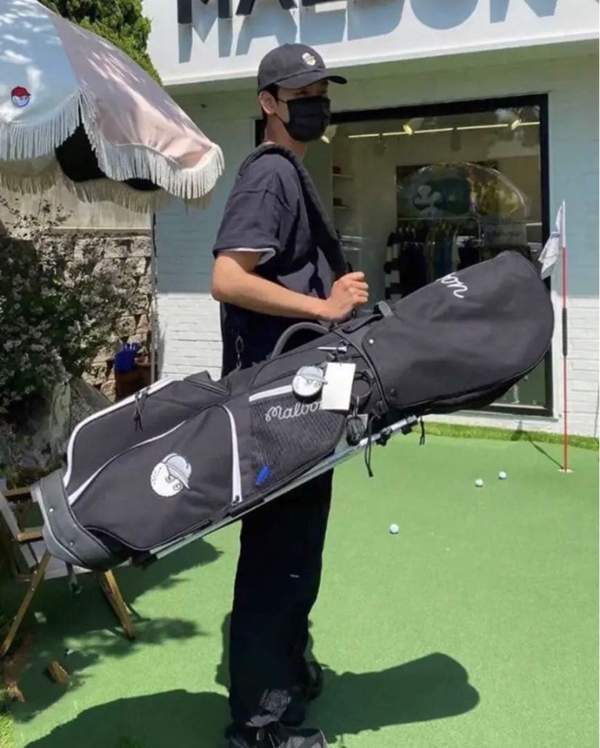 マルボン　ゴルフ　malbon GOLF キャディバッグ　スタンドバッグ