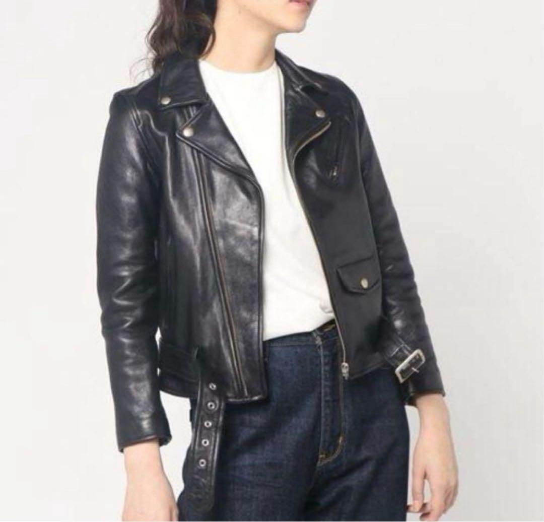 beautiful people ライダースジャケット ブラック