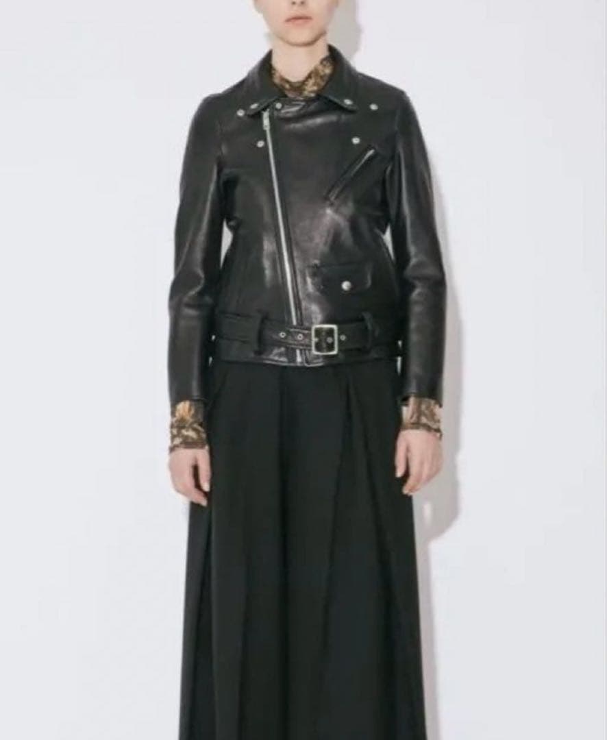 beautiful people ライダースジャケット ブラック