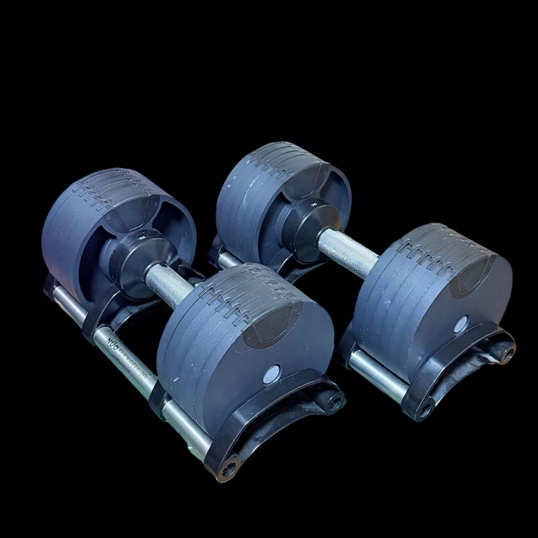 ①FLEXBELL NUO 4kg刻み 20kg可変式ダンベル