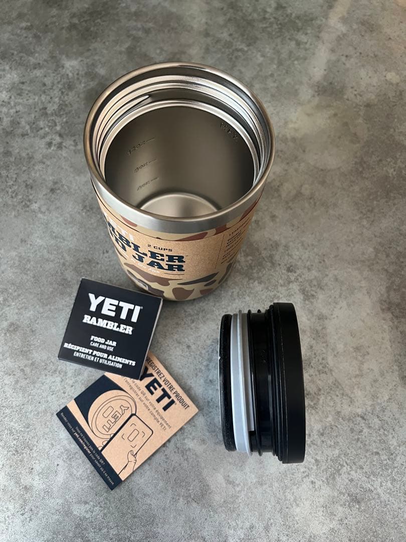 正規新品YETI Rambler Food Jar 16 oz 迷彩柄