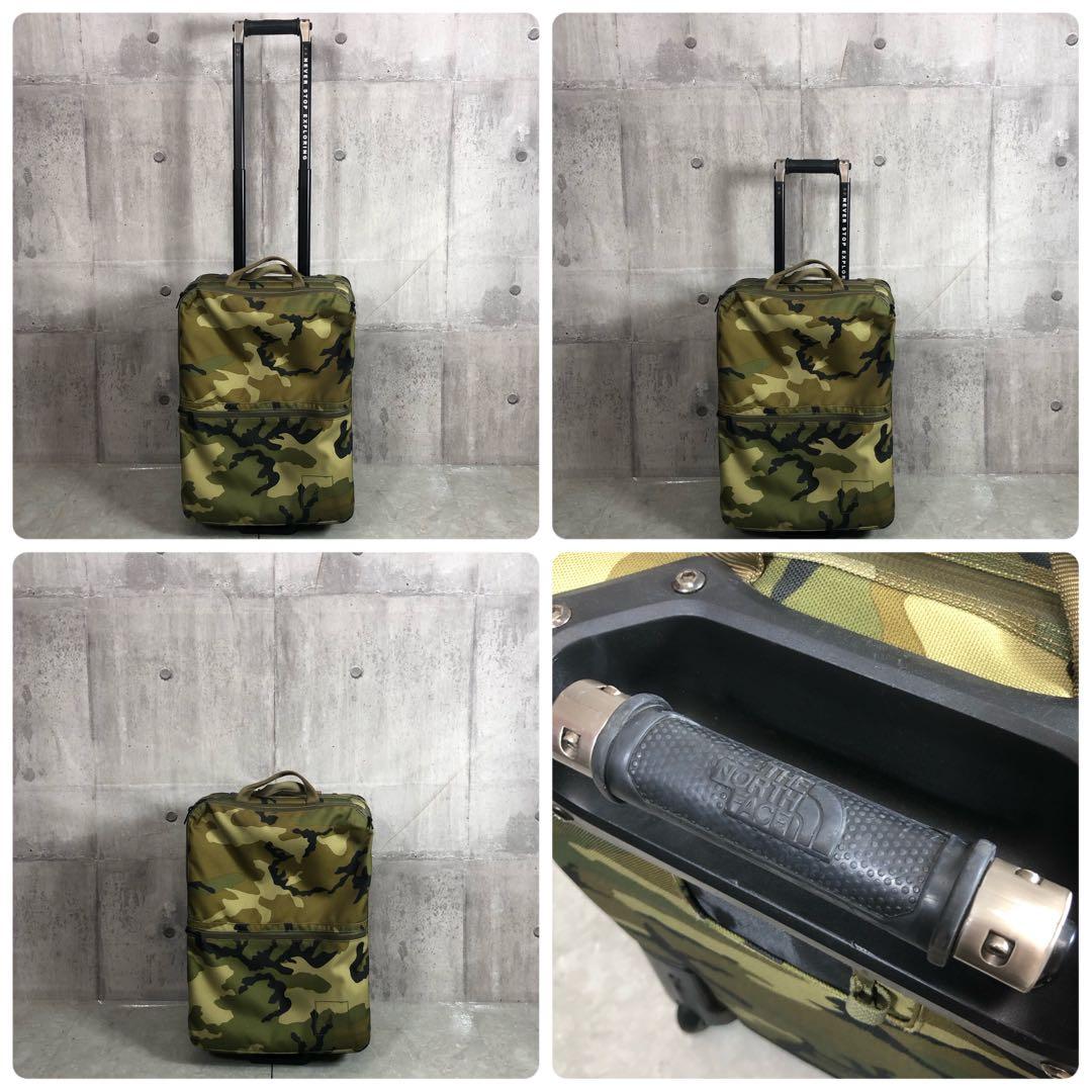 ノースフェイス　シャトルローラー　キャリーケース　カモフラ　機内持ち込み